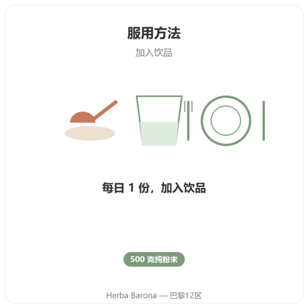 苹果酸粉末 500 g Nature et Partage 使用方法与建议剂量 Paris Herba Barona
