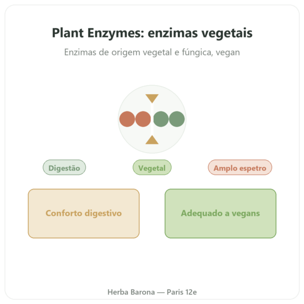 Plant Enzymes – 120 Cápsulas – Now Foods – Enzimas Digestivas Vegetais – Comprar apresentação Paris Herba Barona