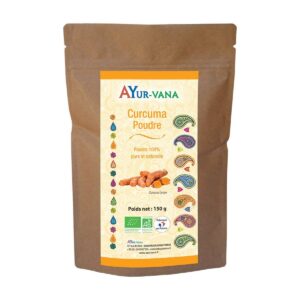 Poudre de curcuma bio Ayur-vana sachet 150 g Paris Herba Barona