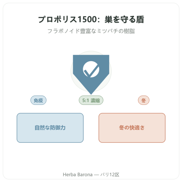 プロポリス 1500mg NOW Foods 100カプセル presentation Paris Herba Barona