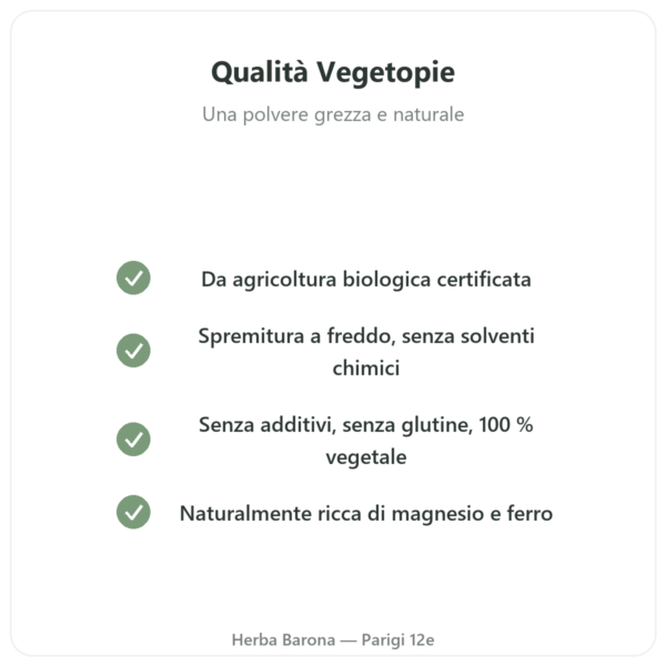 Proteina di Canapa bio in polvere – Vegetopie – 500g qualità Paris Herba Barona