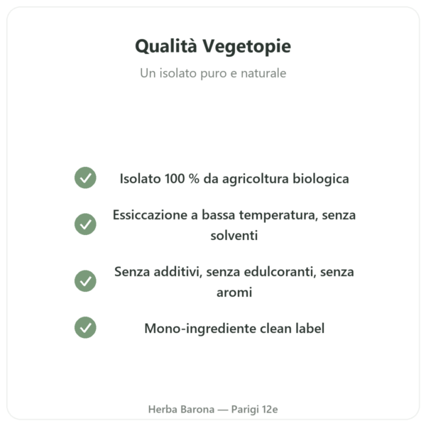 Proteine di Pisello Bio in polvere – 500g qualità Paris Herba Barona