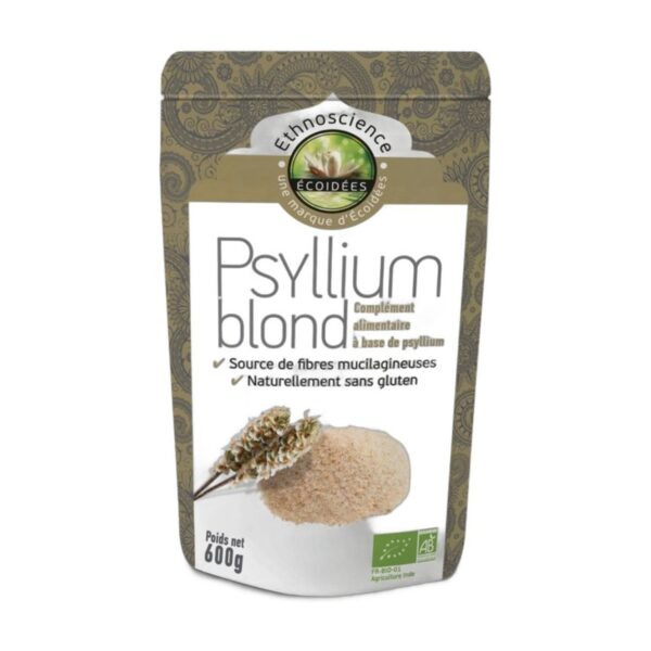 Psyllium Blond Bio Ethnoscience 600 g Paris Herba Barona