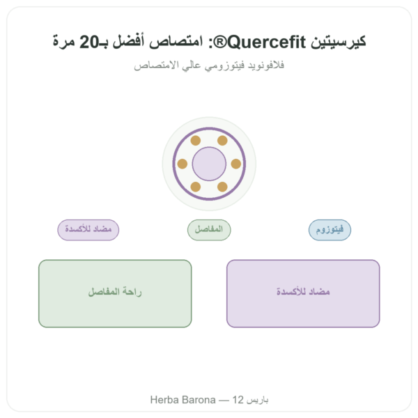 كيرسيتين محسّن Quercefit – Dynveo – 60 كبسولة عرض المنتج Paris Herba Barona