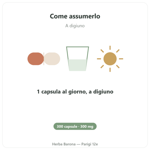 R-lipoato di Sodio 300mg – Dynveo – 300 capsule modo d'uso e dosaggio Paris Herba Barona
