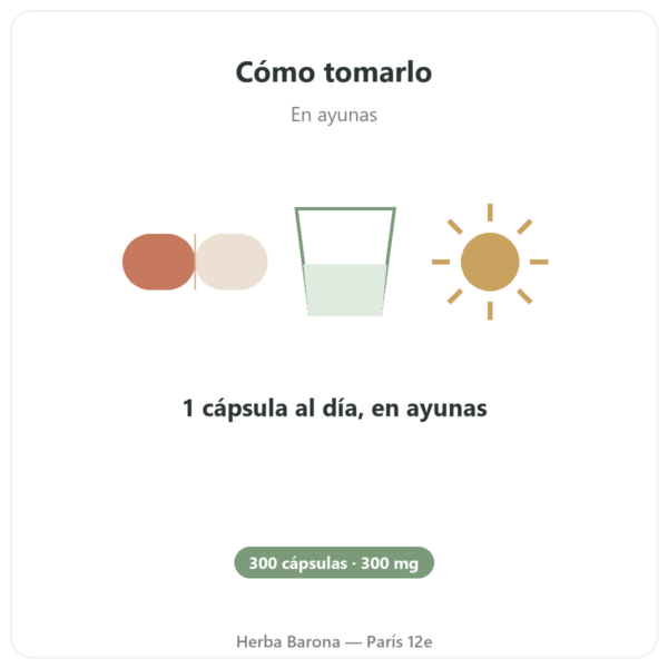R-lipoato de Sodio 300mg – Dynveo – 300 cápsulas modo de empleo y dosis Paris Herba Barona