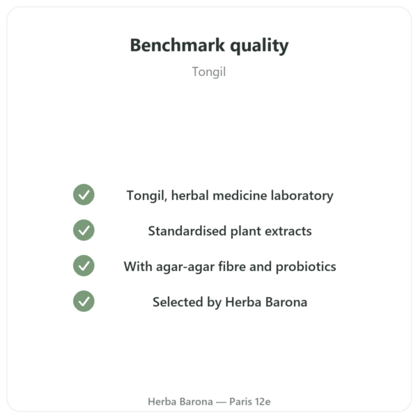REGOLAX - Senna & Buckthorn for Transit - Tongil - 50 capsules quality Paris Herba Barona
