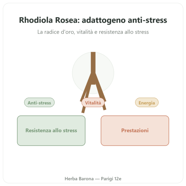 Rhodiola Rosea – Dynveo – 60 capsule – Adattogeno presentazione Paris Herba Barona