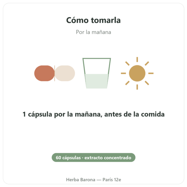 Rhodiola Rosea – Dynveo – 60 cápsulas – Adaptógeno modo de empleo y dosis Paris Herba Barona