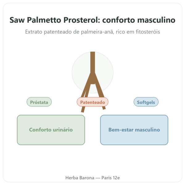 Saw Palmetto Prosterol 320 mg – Doctor's Best – 60 Softgels – Comprar apresentação Paris Herba Barona
