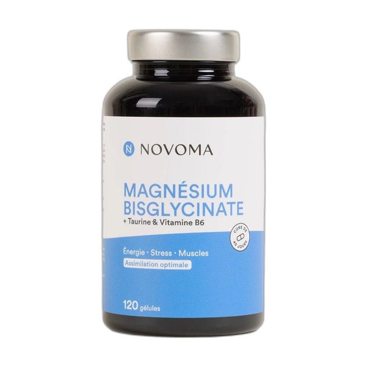 Magnésium Bisglycinate – Novoma – 120 Gélules