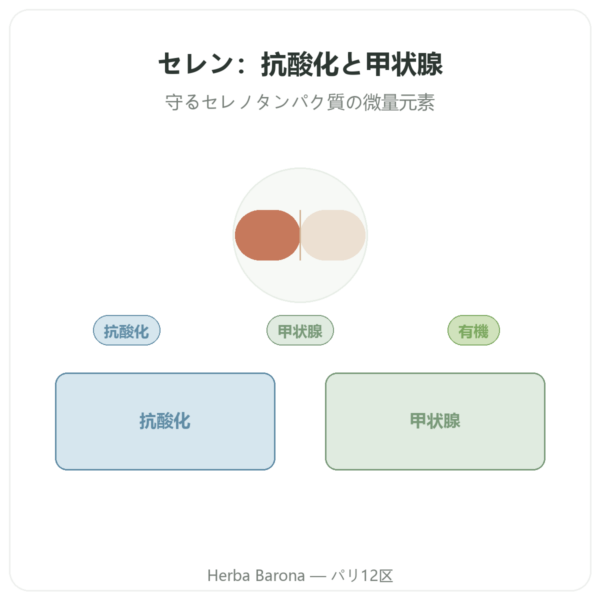 セレン – Dynveo – 60カプセル presentation Paris Herba Barona