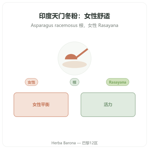 印度天门冬(Shatavari)粉 – Ayur-vana – 150 克 产品展示 Paris Herba Barona