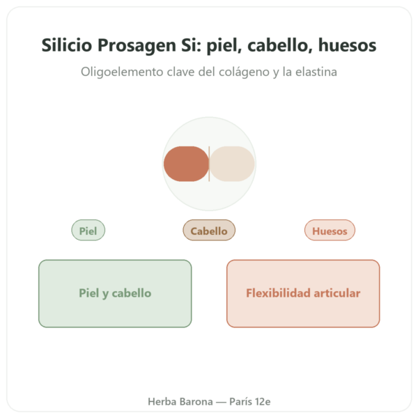 Silicio Prosagen Si® – Dynveo – 60 cápsulas presentación Paris Herba Barona