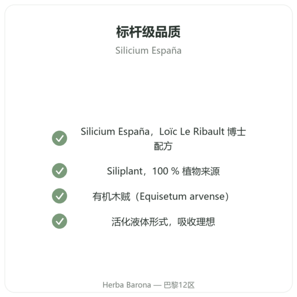 Silicium G7 Siliplant 1升 – Silicium Espana 品质保证 Paris Herba Barona