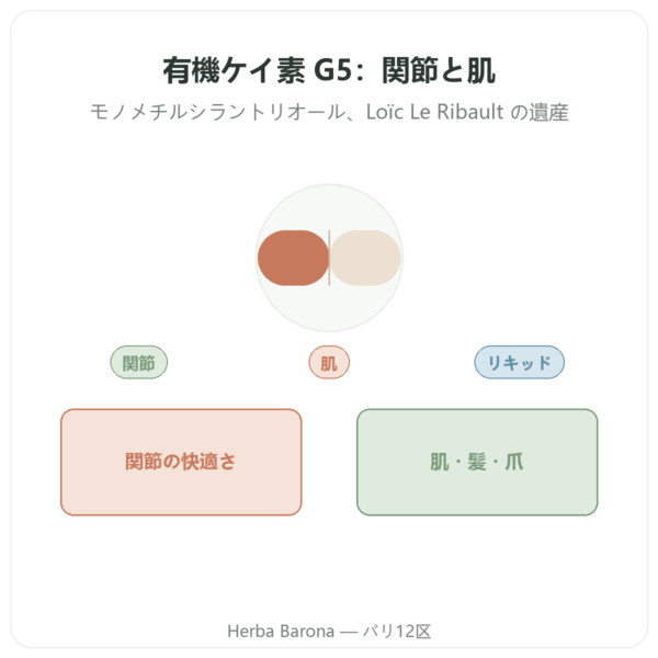 Silicium Organique G5 有機ケイ素 500 ml presentation Paris Herba Barona