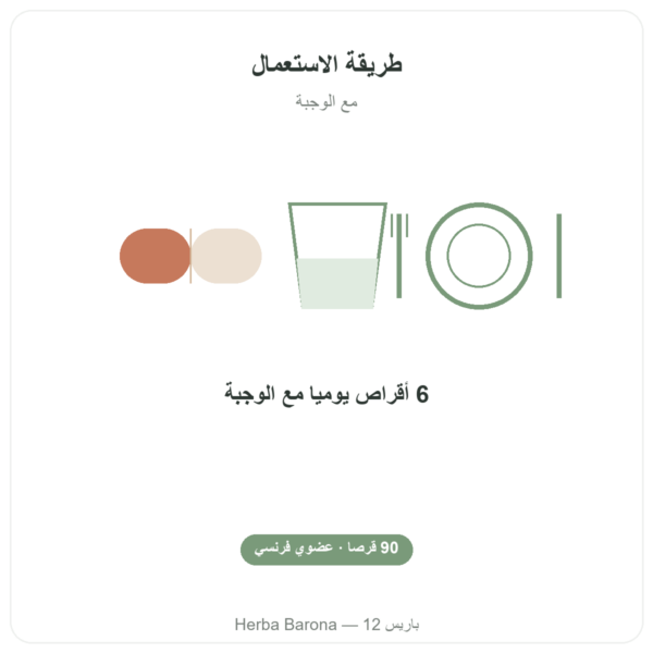 سبيرولينا فرنسية عضوية – Dynveo – 90 قرص طريقة الاستعمال والجرعة Paris Herba Barona