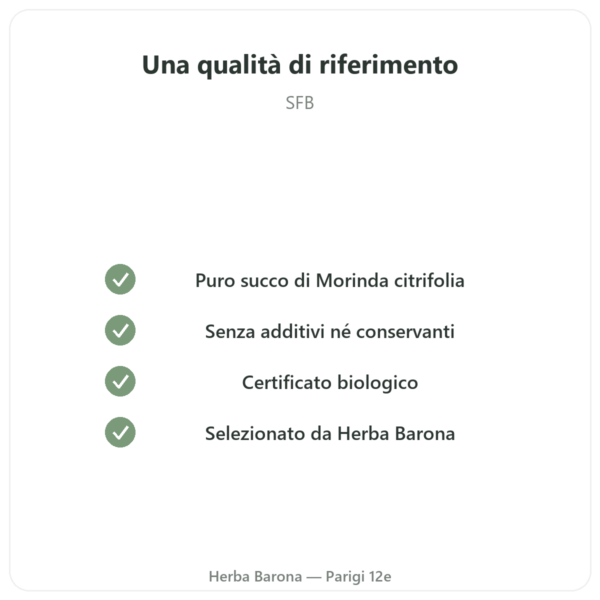Succo di Noni Bio – SFB – 500 ml qualità Paris Herba Barona