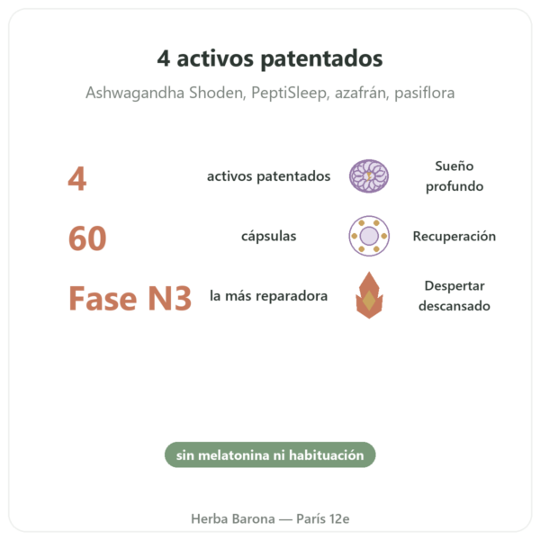 Complejo Sueño Profundo nREM – Dynveo – 60 cápsulas beneficios y datos clave Paris Herba Barona