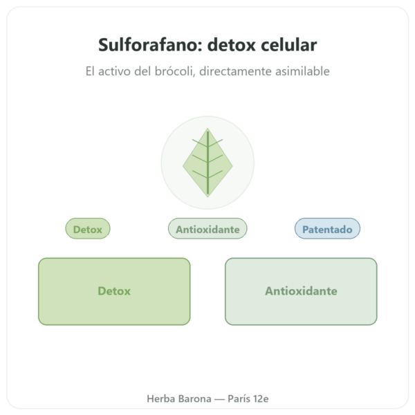 Sulforafano: Extracto de brócoli – Dynveo – 100 mg presentación Paris Herba Barona