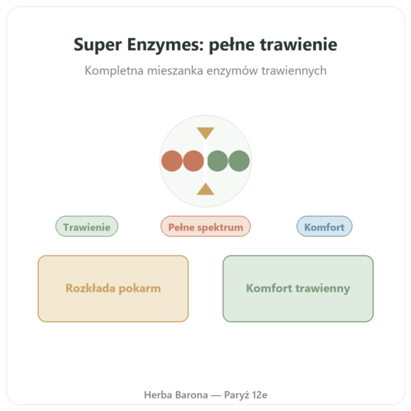 Super Enzymy Trawienne – 90 Kaps. – Now Foods prezentacja Paris Herba Barona