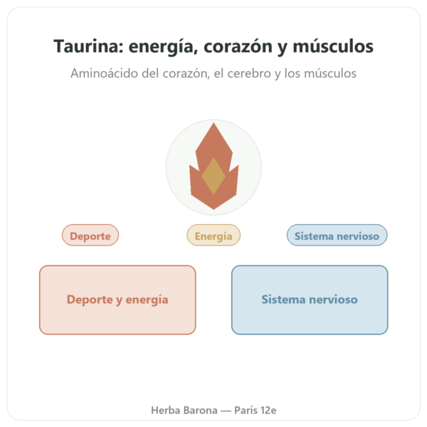 Taurina – Dynveo – 60 cápsulas presentación Paris Herba Barona
