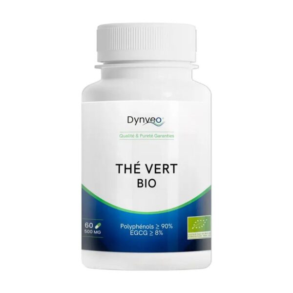 Thé Vert bio – 60 gélules 500 mg 90% polyphénols – Dynveo Dynveo Paris 12e Herba Barona