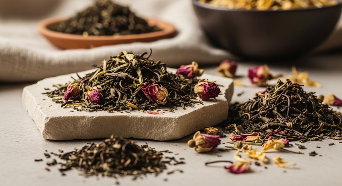 Bitki çayı için kurutulmuş otlar ve çiçekler, Herba Barona Paris