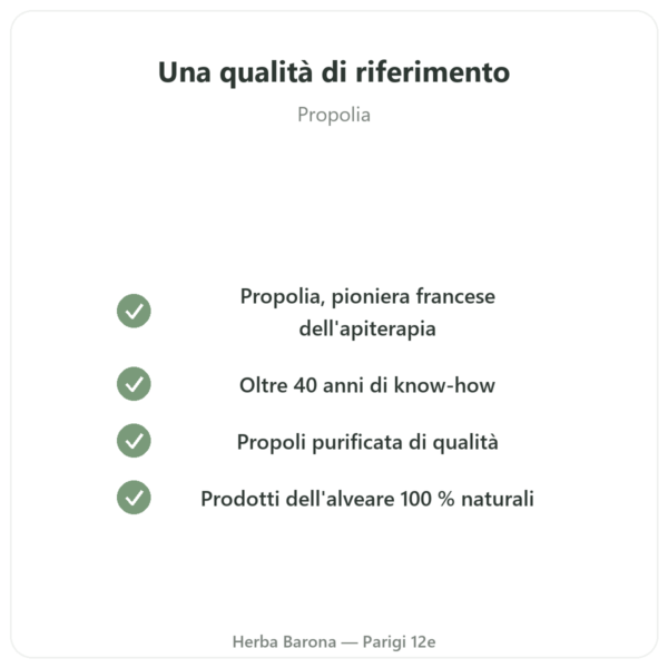 Tintura madre di Propoli concentrata Propolia 30ml qualità Paris Herba Barona