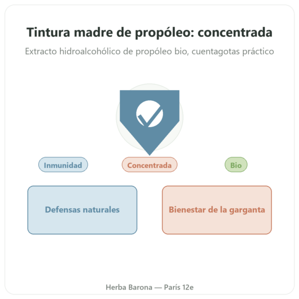 Tintura Madre de Própolis Concentrada – Propolia – 30 ml presentación Paris Herba Barona