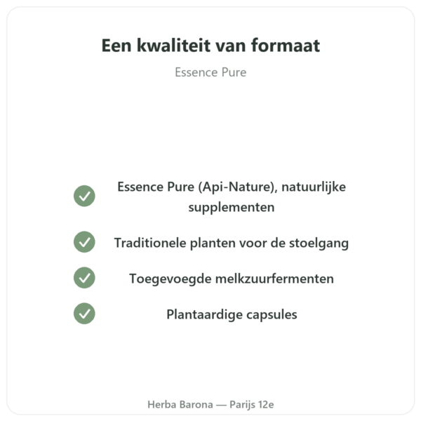 Transit Intestinal Essence Pure 30 capsules kwaliteit Paris Herba Barona