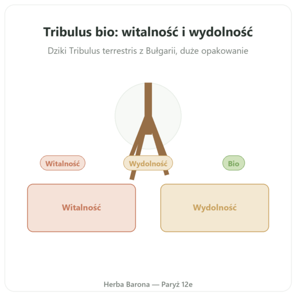 Tribulus terrestris Dynveo bio 300 kapsułek w Paryżu prezentacja Paris Herba Barona