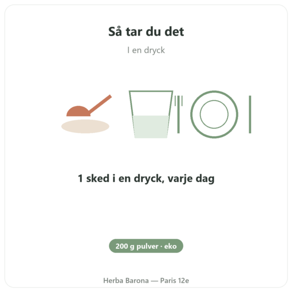 Tribulus Terrestris Ekologiskt Pulver 200g – Premium – Vegetopie användning och dosering Paris Herba Barona