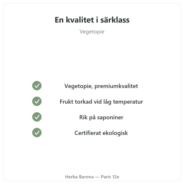 Tribulus Terrestris Ekologiskt Pulver 200g – Premium – Vegetopie kvalitet Paris Herba Barona