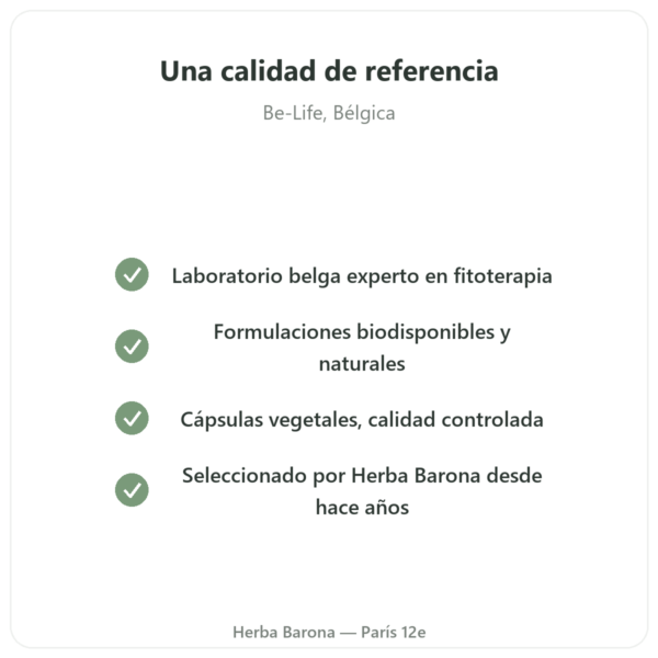Triptófano 200 mg – Be-Life – 90 Cápsulas calidad Paris Herba Barona