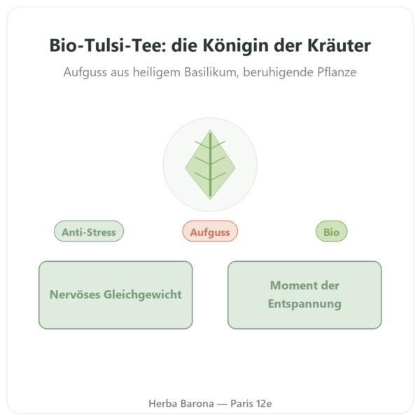 Tulsi Bio Tee – 25 Beutel – Ayur-vana Vorstellung Paris Herba Barona