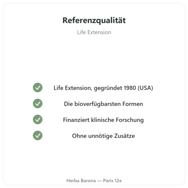 Two-Per-Day Multivitamin – Life Extension – 120 Kapseln Qualität Paris Herba Barona
