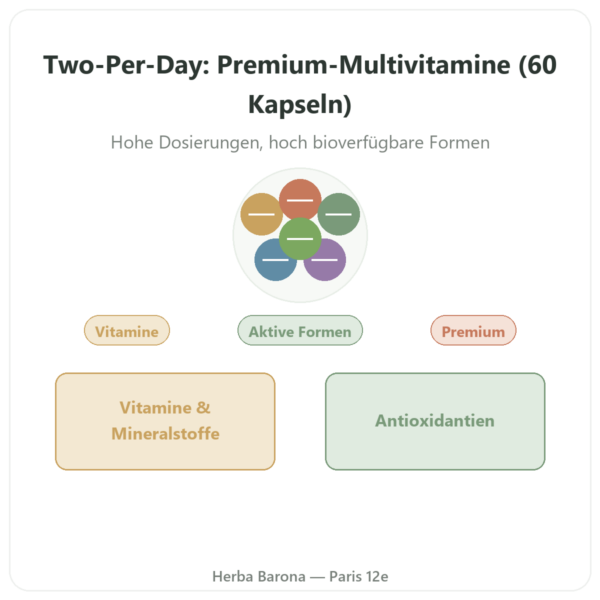 Two-Per-Day Multivitamin – Life Extension – 60 Kapseln Vorstellung Paris Herba Barona