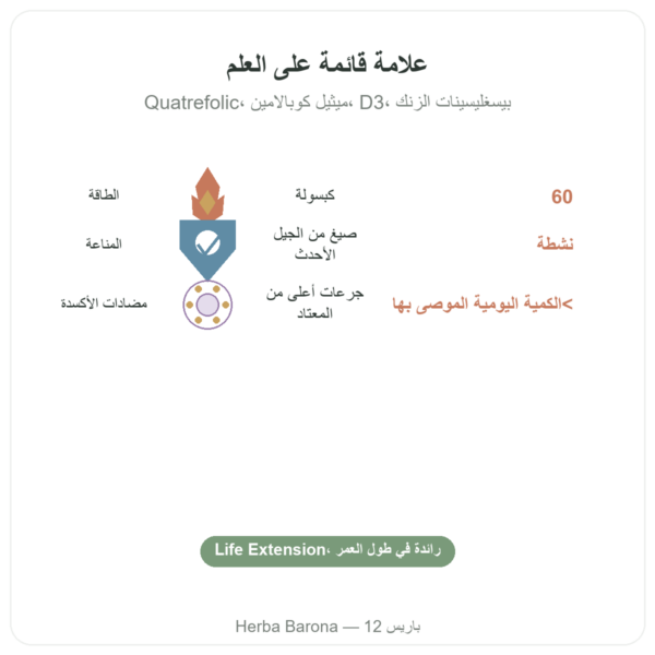 Two-Per-Day Multivitamines – Life Extension – 60 كبسولة الفوائد والمعطيات الرئيسية Paris Herba Barona