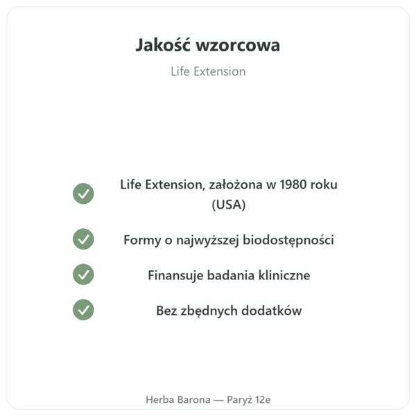 Two-Per-Day Multiwitaminy – Life Extension – 60 kapsułek jakość Paris Herba Barona