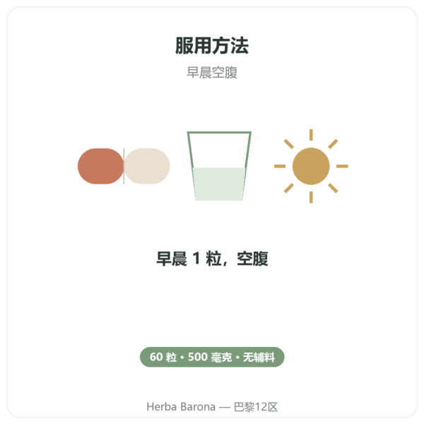 L-酪氨酸 500 mg – Dynveo – 60粒胶囊 使用方法与建议剂量 Paris Herba Barona