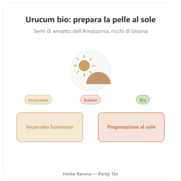 Urucum BIO – Dynveo – 120 capsule – 600 mg presentazione Paris Herba Barona