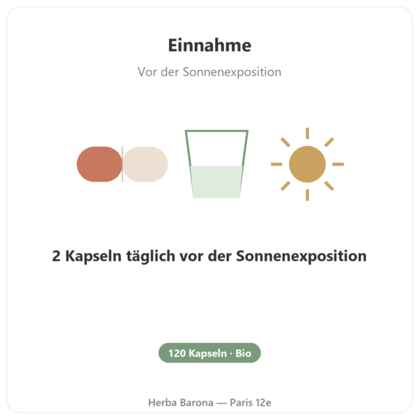 Urucum Bio – Dynveo – 120 Kapseln – 600 mg Anwendung und Dosierung Paris Herba Barona