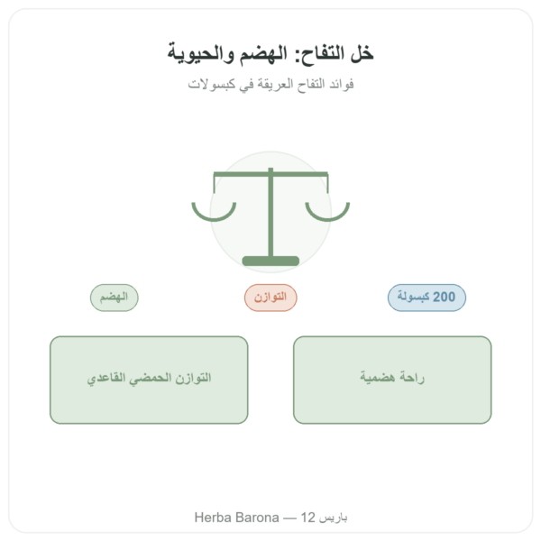 خل التفاح – Be-Life – 200 كبسولة عرض المنتج Paris Herba Barona