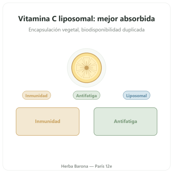 Vitamina C liposomal – 60 cápsulas – Dynveo presentación Paris Herba Barona