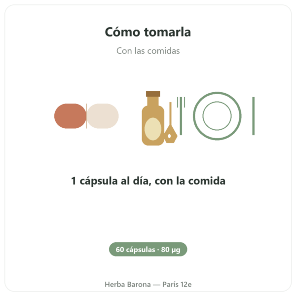 Vitamina K2 MK7 – 80µg – Dynveo – 60 cápsulas modo de empleo y dosis Paris Herba Barona