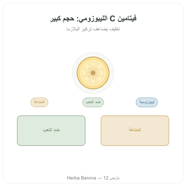 فيتامين C ليبوسومال – Dynveo – 300 كبسولة عرض المنتج Paris Herba Barona