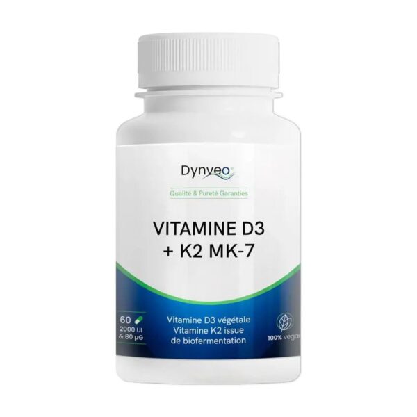 Vitamine D3 K2 MK7 Dynveo 2000 Ui 60 Gél. Dynveo Paris 12e Herba Barona