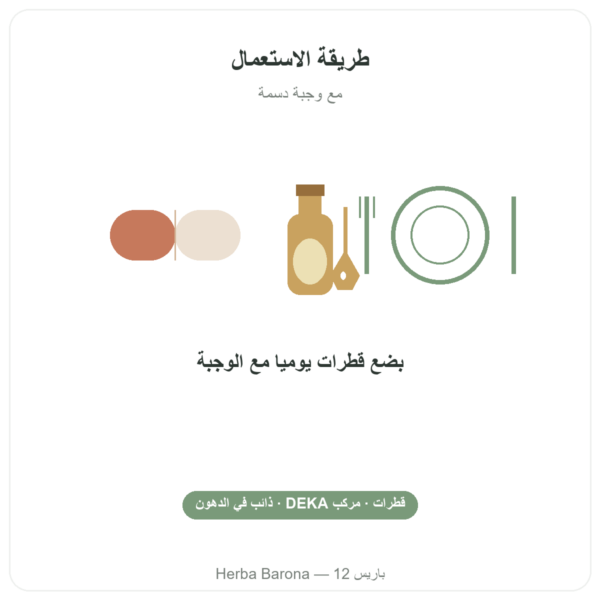 فيتامين DEKA – Dr Jacob's – قطرات طريقة الاستعمال والجرعة Paris Herba Barona