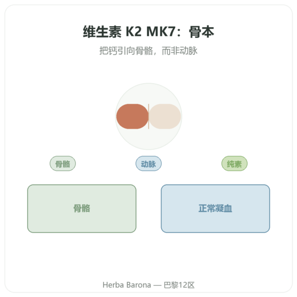 维生素K2 MK7 – 80µg – Dynveo – 60粒 产品展示 Paris Herba Barona